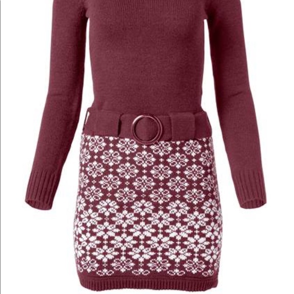 Venus Black and White Belted Sweater Dress brand new size M - Picture 8 of 8